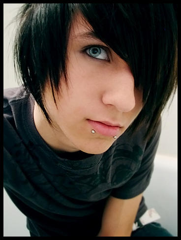 emo hairstyle picture. Emo hairstyles can mean